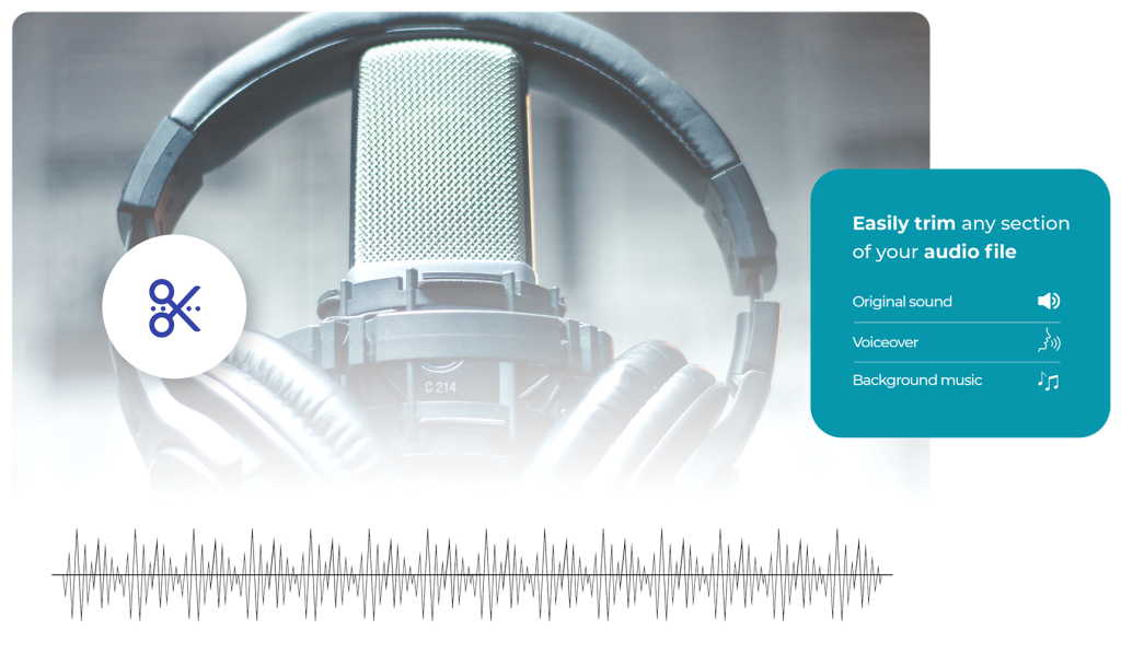 Trim audio with Cerebriam Studio editor