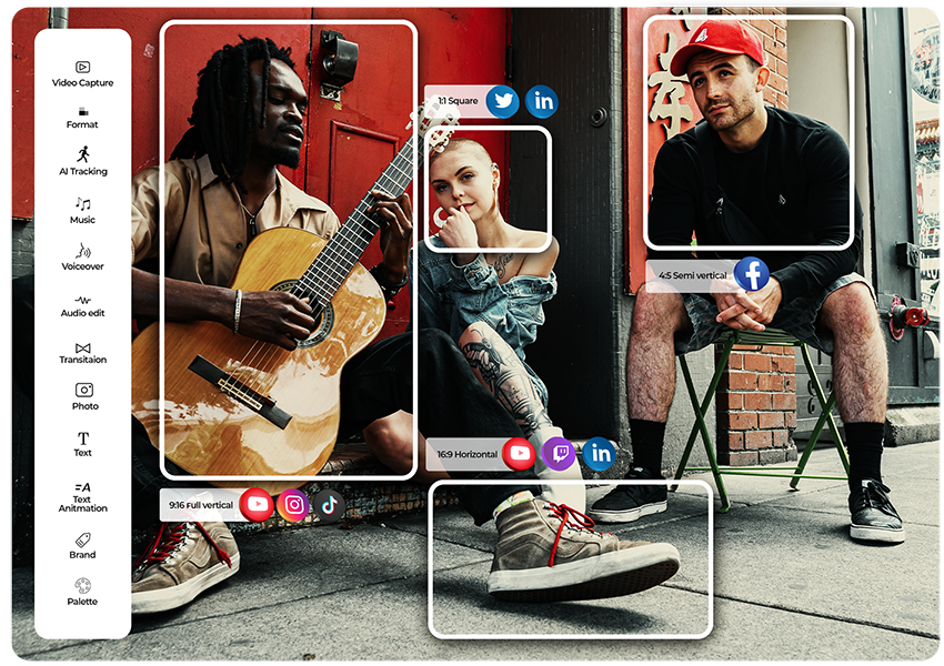 zoom and crop to make multiple aspect ratio videos